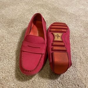 Cole Haan Hot Pink Driver Flats